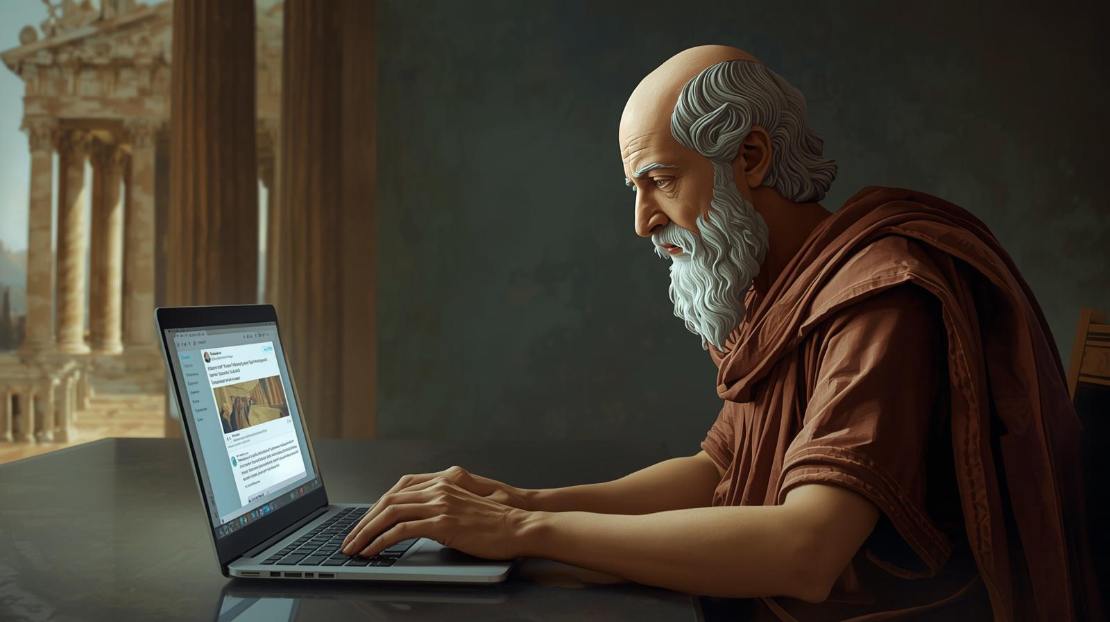 Socrates twitter filosofia moderna